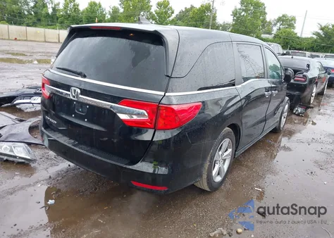 2019 Honda Odyssey Ex z USA, uszkodzony, nr VIN 5FNRL6H52KB040263
